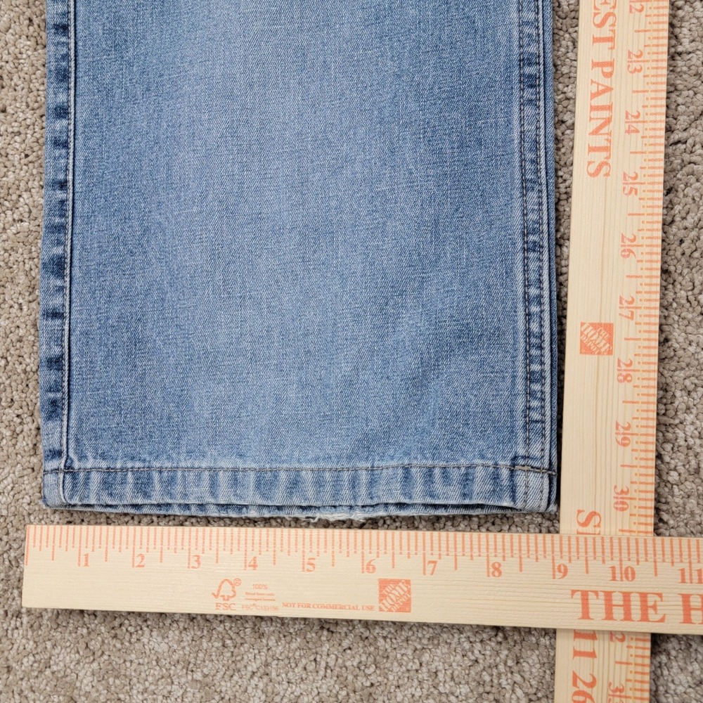 Emanuel Emanuel Ungaro Mens Straight Leg Jeans Blue Medium Wash 34x30 Designer - Picture 5 of 7